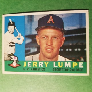 1960 - TOPPS BASEBALL CARD NO. 290 - JERRY LUMPE - A'S