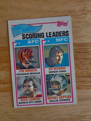 82 Topps Scoring Leaders #260 (scuffed back)