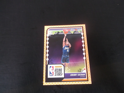 2023-24 Panini Haunted Hoops  rising  stars  Jeremy Sochan  Orange Parallel  card  #  296 