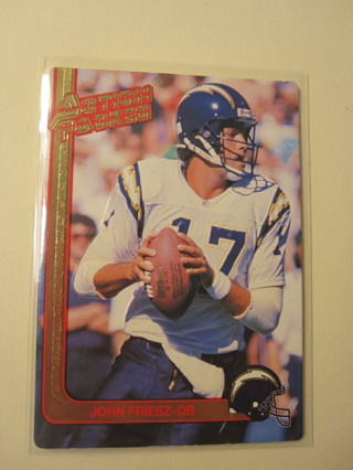 1991 Action Packed Football Card #76: John Friesz