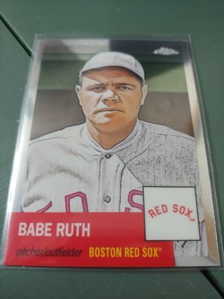 Babe Ruth Topps Chrome