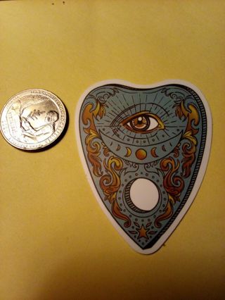 Ouija Planchette Sticker Read Description before bidding