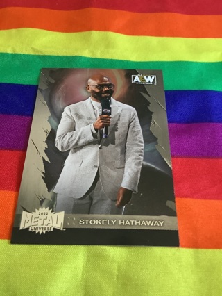 WWE AEW All Elite Wrestling 2022 Skybox Metal Universe Card #78 Stokely Hathaway 