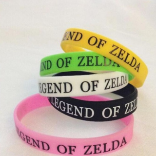 1 LEGEND OF ZELDA Video Game Theme wristband bracelet NINTENDO HOT TOPIC punk emo goth