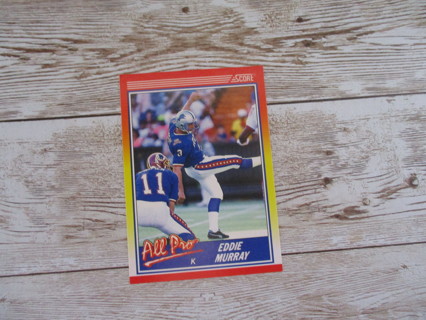 Score Football trading card 1990 All Pro Eddie Murray # 579 