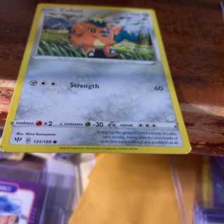 2020 Pokémon basic cufant card 