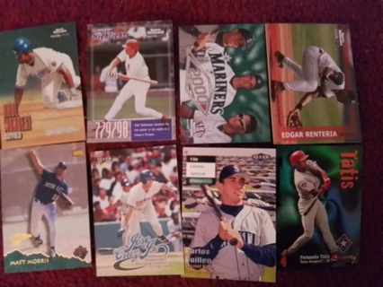 8 card 90s baseball lot rcs