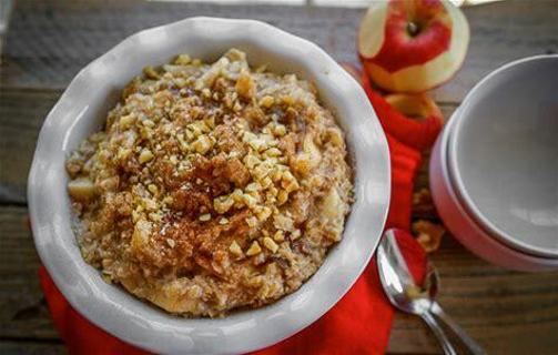 APPLE PIE OATMEAL RECIPE CARD