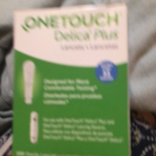 One Touch Delica plus lancets 