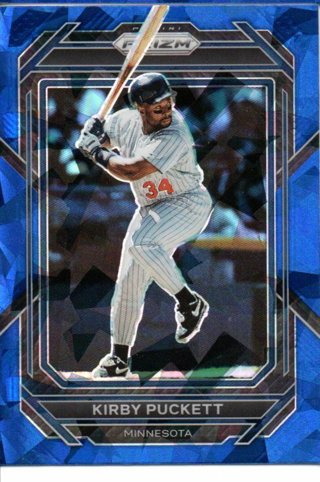 2023 Panini Prizm Kirby Puckett Blue Ice