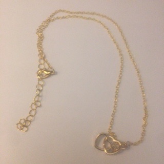 New GP Double Heart Necklace Read description before bidding 