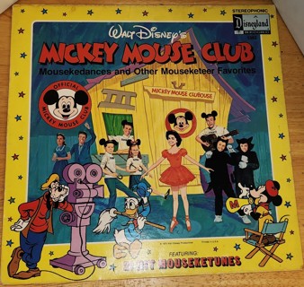 1974 MICKEY MOUSE CLUB LP #1362 Disneyland Records