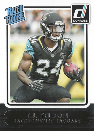 2015 Panini Donruss T.J. Yeldon RC (Rated Rookie) #212