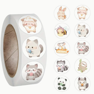 100 Assorted Animal Stickers