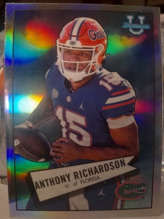2022 Anthony Richardson Chrome Refractor Rookie / Colts Bowman U