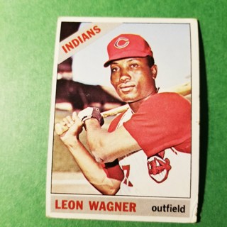 1966 - TOPPS BASEBALL CARD NO. 65 - LEON WAGNER - INDIANS