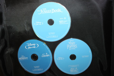  JUNGLE BOOK, LITTLE MERMAID, MARY POPPINS