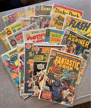 Golden age, Silver age, Bronze age comic book lot