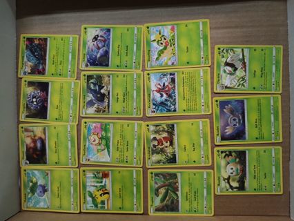 Pokemon Cosmic Eclipse Grass Cards