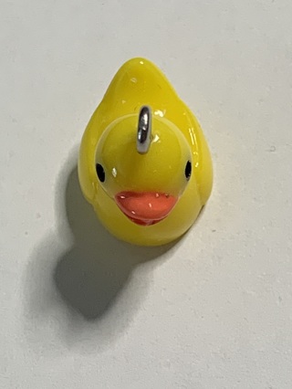 COLORED DUCK CHARM~#1~YELLOW~FREE SHIPPING!