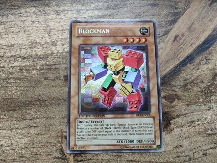 Yu-Gi-Oh Blockman Limited edition rare holo