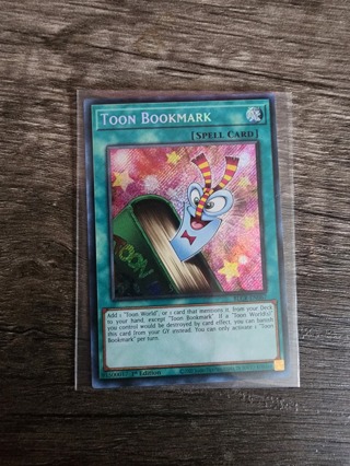 Toon Bookmark Secret Rare YuGioh