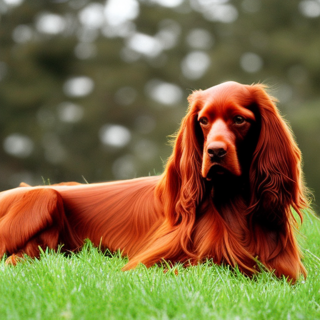 Listia Digital Collectible: Irish Setter dog # 5