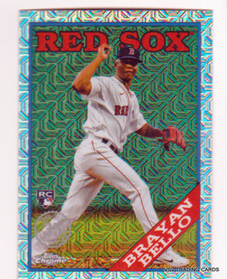 Brayan Bello, 2023 Topps Silver Pack Mojo ROOKIE Card #T88C-33, Boston Red Sox