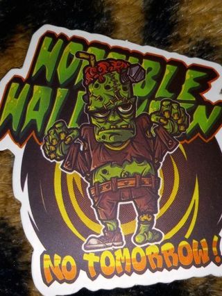 Cool new one big vinyl lap top sticker no refunds regular mail very nice quality love them