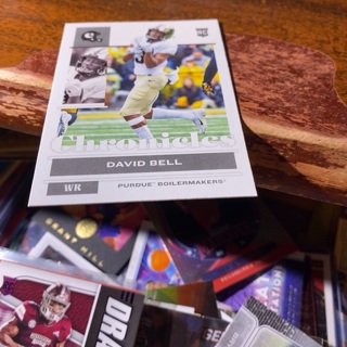 2022 panini chronicles draft picks David bell rookie football card 