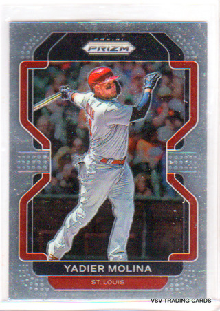 Yadier Molina, 2022 Panini Prizm Card #175, St. Louis Cardinals,  (EL4)