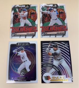 2021 Donruss optic baseball lot