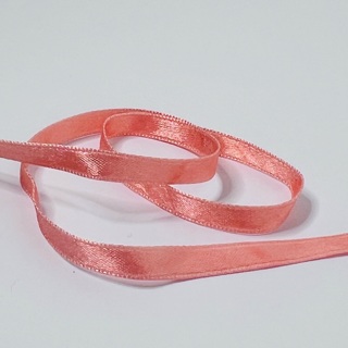 Peach Satin 1/4” Wide Ribbon 