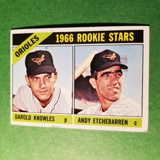 1966 - TOPPS BASEBALL CARD NO. 27 - 1966 ROOKIE STARS - ORIOLES