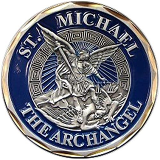 [NEW] St. Michael Archangel Prayer Coin - Psalms 91:10 - Commemorative Collectible Metal Coin