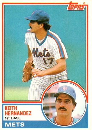 1983 Topps Traded Keith Hernandez #43T