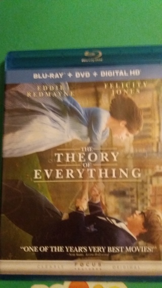 blu ray/dvd the theory of everything free shipping