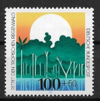 1992 Germany ScB733 Preservation of Tropical Rain Forests MNH