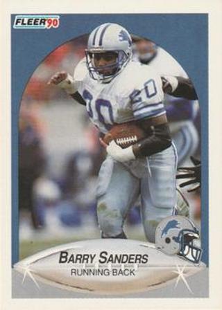 Tradingcard - 1990 Fleer #284 - Barry Sanders - Detroit Lions