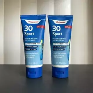 Sunscreen Walgreens SPF 30 Sport