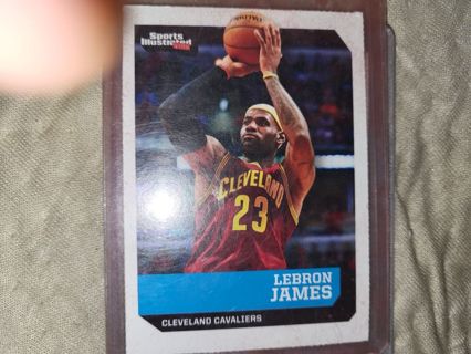 Lebron james si kids card (rare)