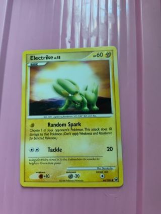 Electrike Pokemon Card