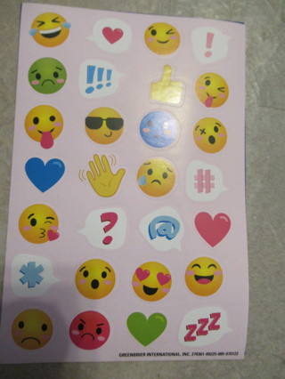 Fun sheet of  Colorful & Fun EMOJI's