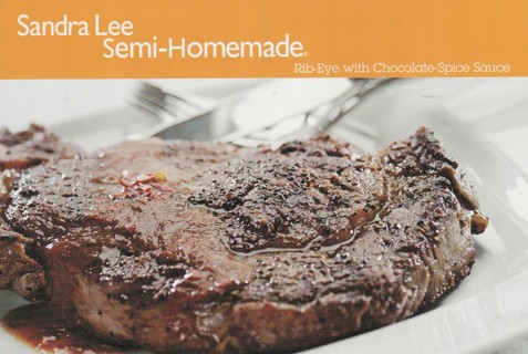 Recipe card: Rib-Eye with Chocolate Spice Sauce