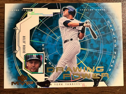 2001 Upper Deck MVP Drawing Power Derek Jeter #DP8