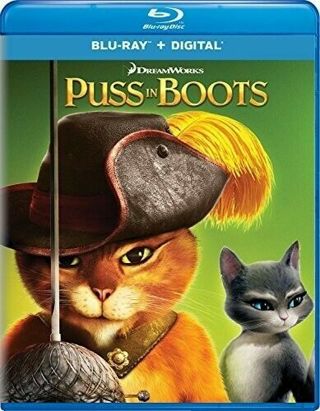 Puss in Boots Blu-ray Antonio Banderas Blu Ray DVD New