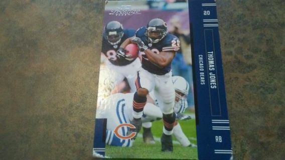 2005 PLAYOFF PRESTIGE THOMAS JONES CHICAGO BEARS FOOTBALL CARD# 24