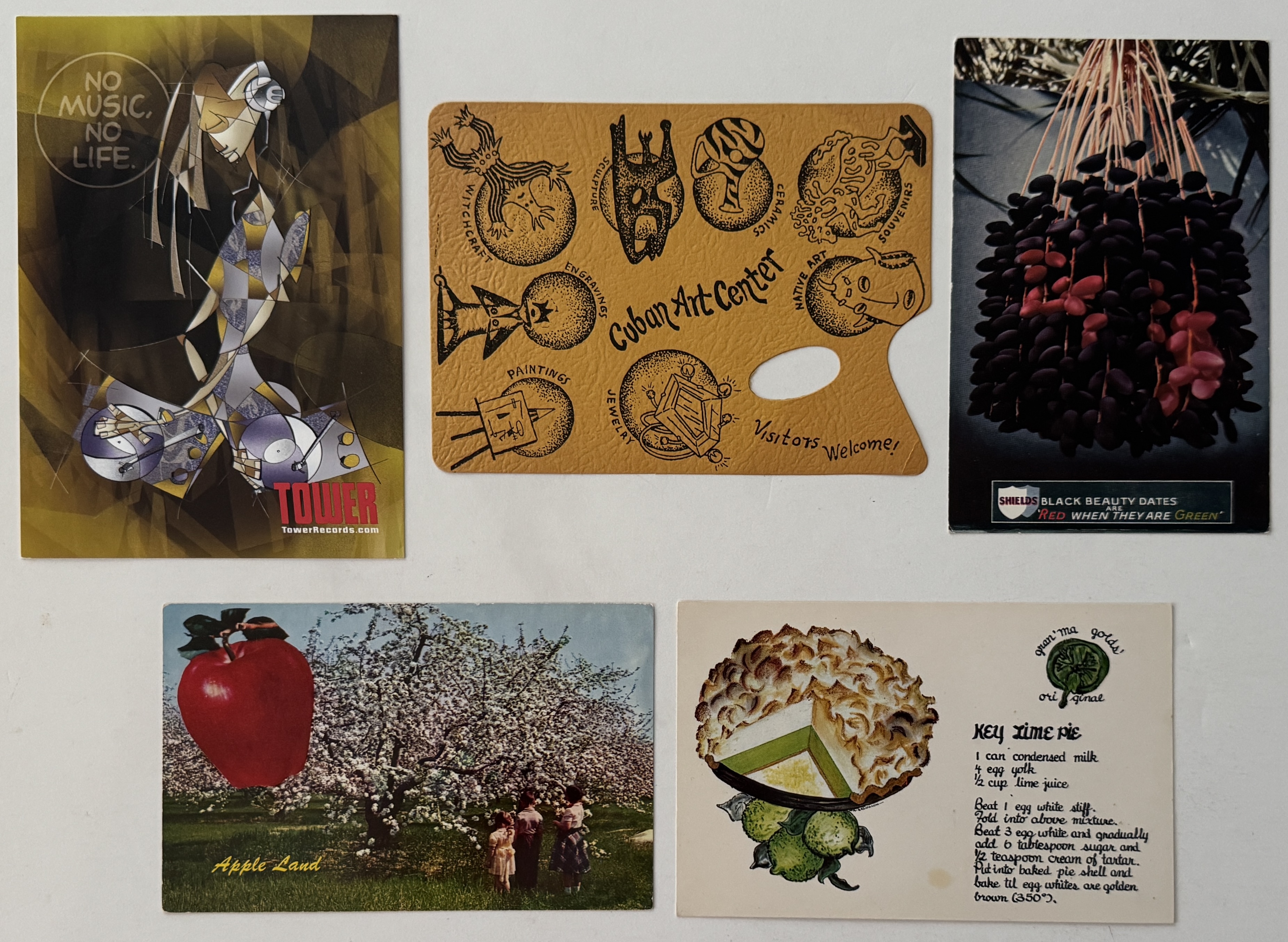 Free: Product Brand Advertising Tourism Uncirculated Vintage Postcard Lot of 5
