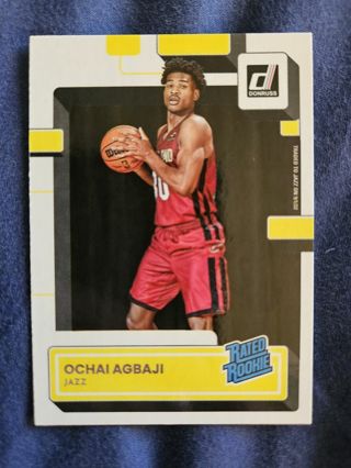 2022-23 Donruss Rated Rookie Ochai Agbaji