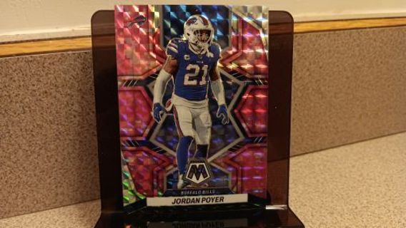 2022 MOSAIC JORDAN POYER PINK CAMO # 25 BUFFALO BILLS